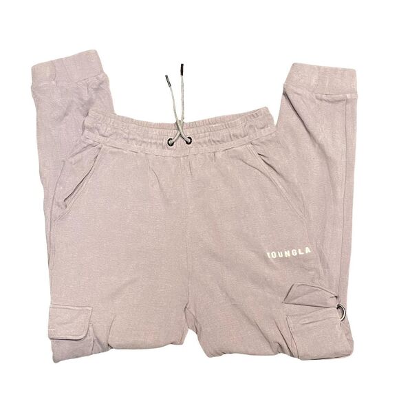 Youngla Men's Grey cargo Joggers - Picture 1 of 4
